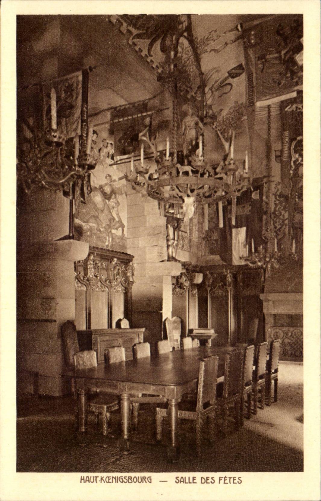 High koenigsbourg CPA Village hall