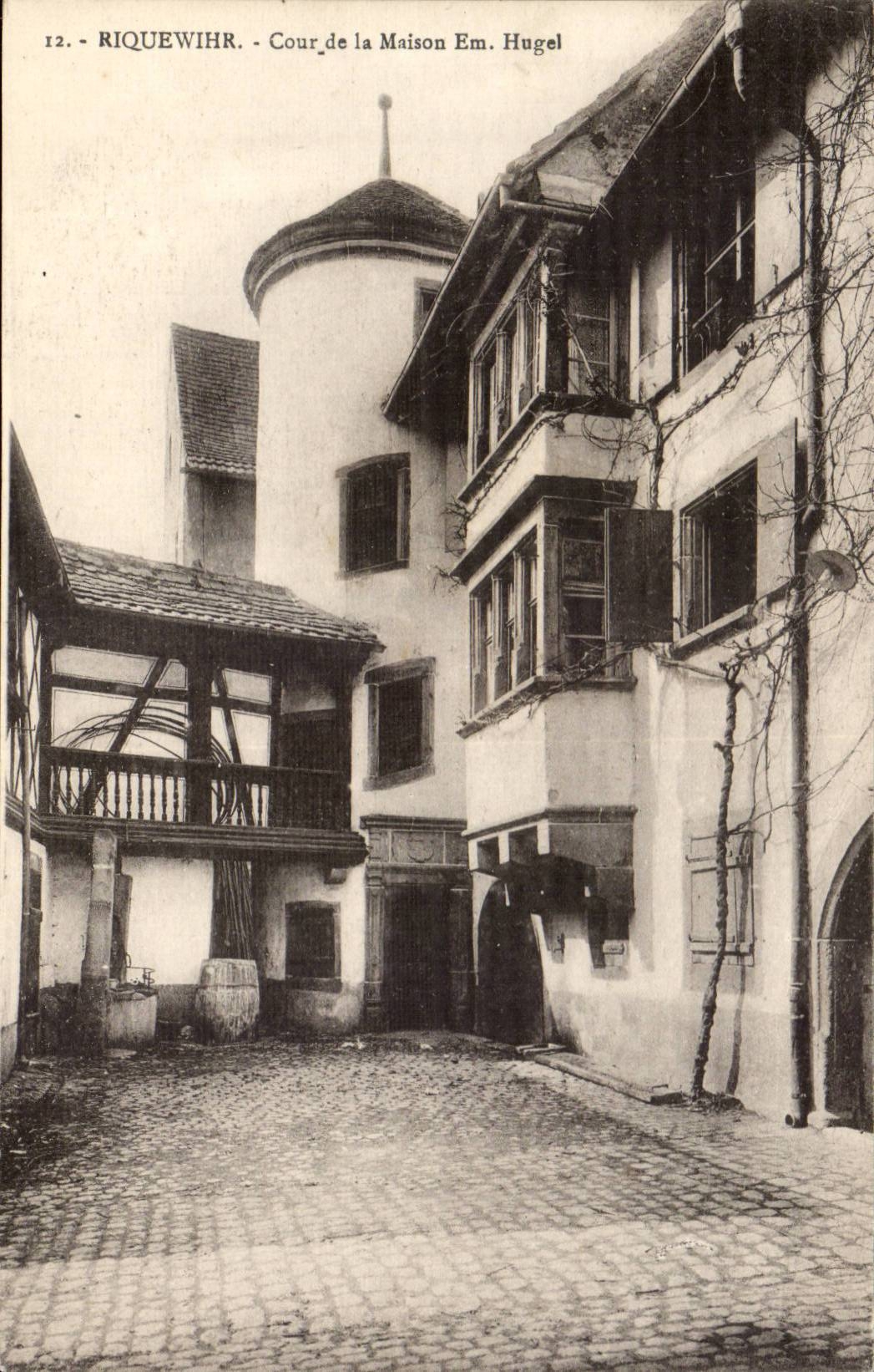 Riquewihr CPA Court of house EM Hugel