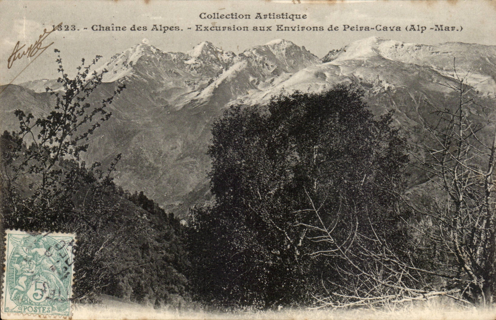 Die alpine Strecke CPA Exkursion um Peira untergraben