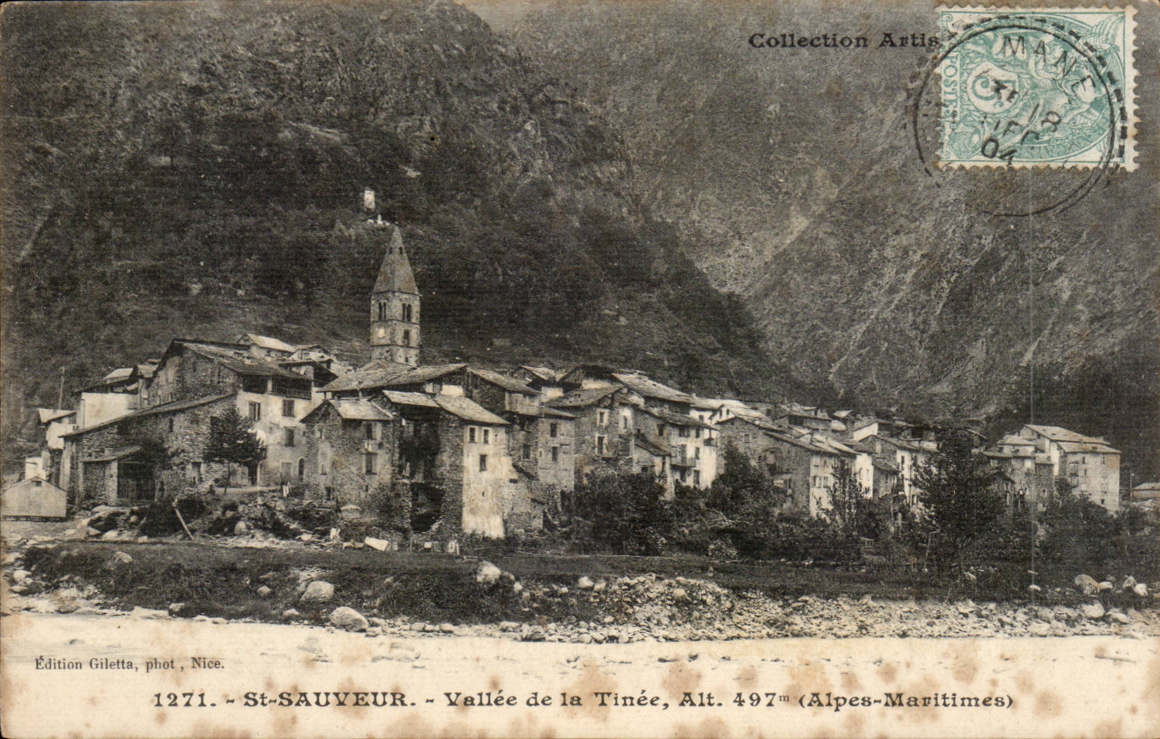 CPA Saint Retter-Tal von Tinee