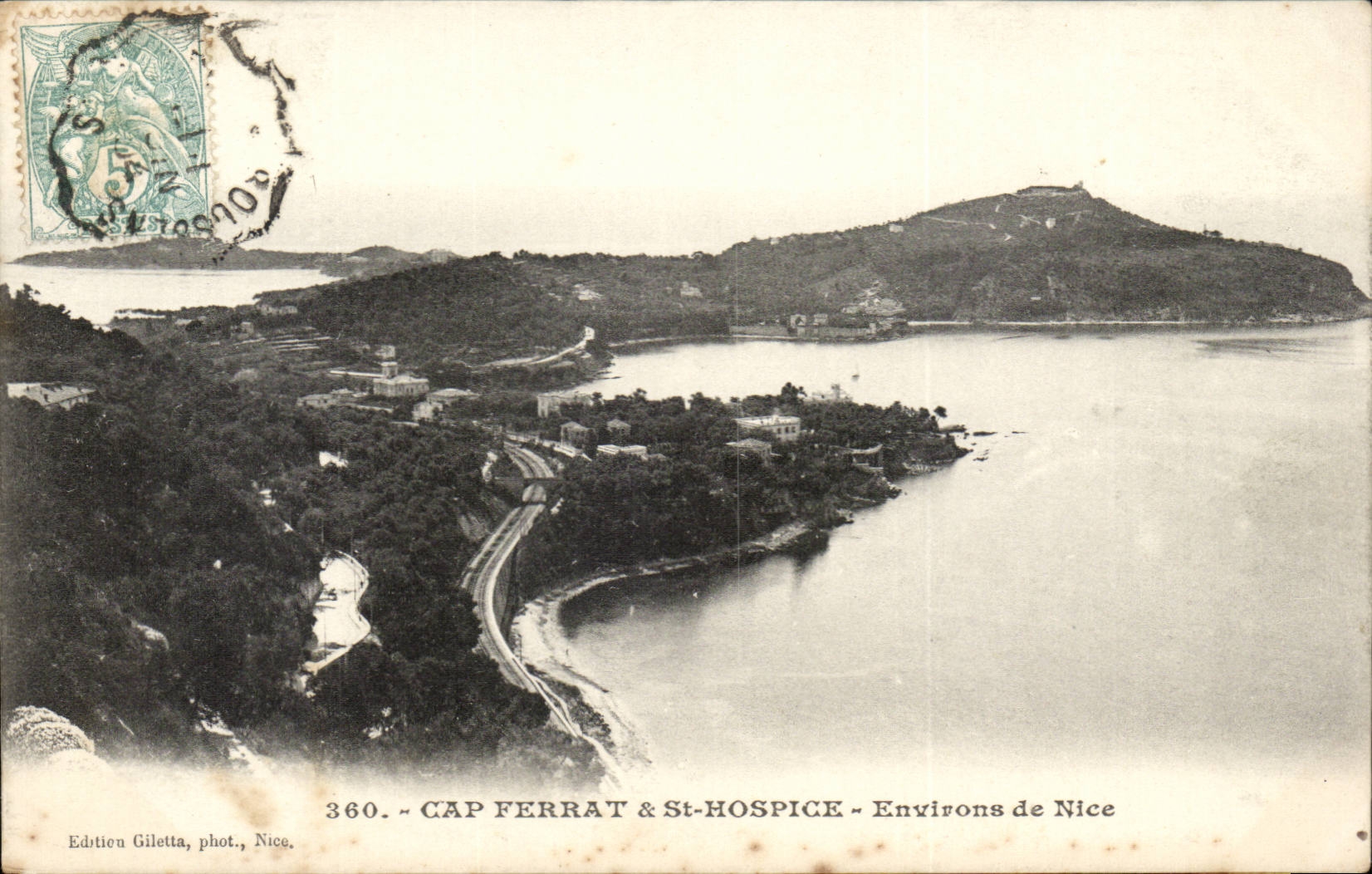 Umlagerungen Nizza - Altersheim des Kaps Ferrat und Str - CPA