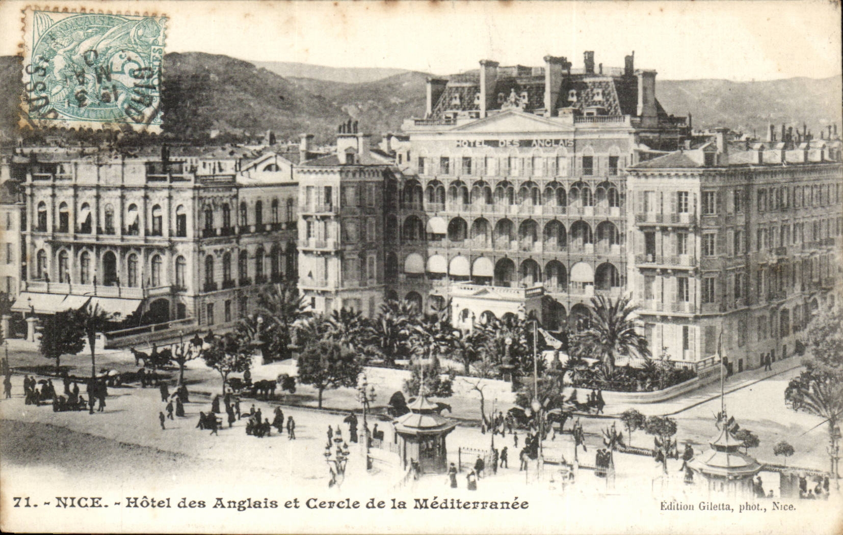 Nett - Hotel Englisch - und Ringe vom Mittelmeer - CPA