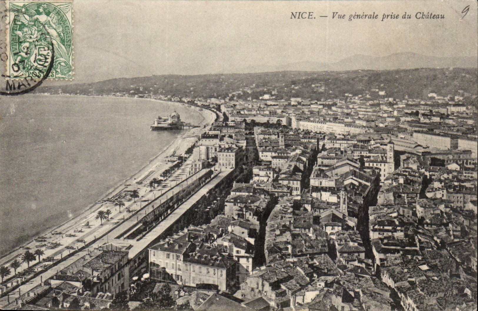 Nettes - Ansicht genommenes Schloss - CPA