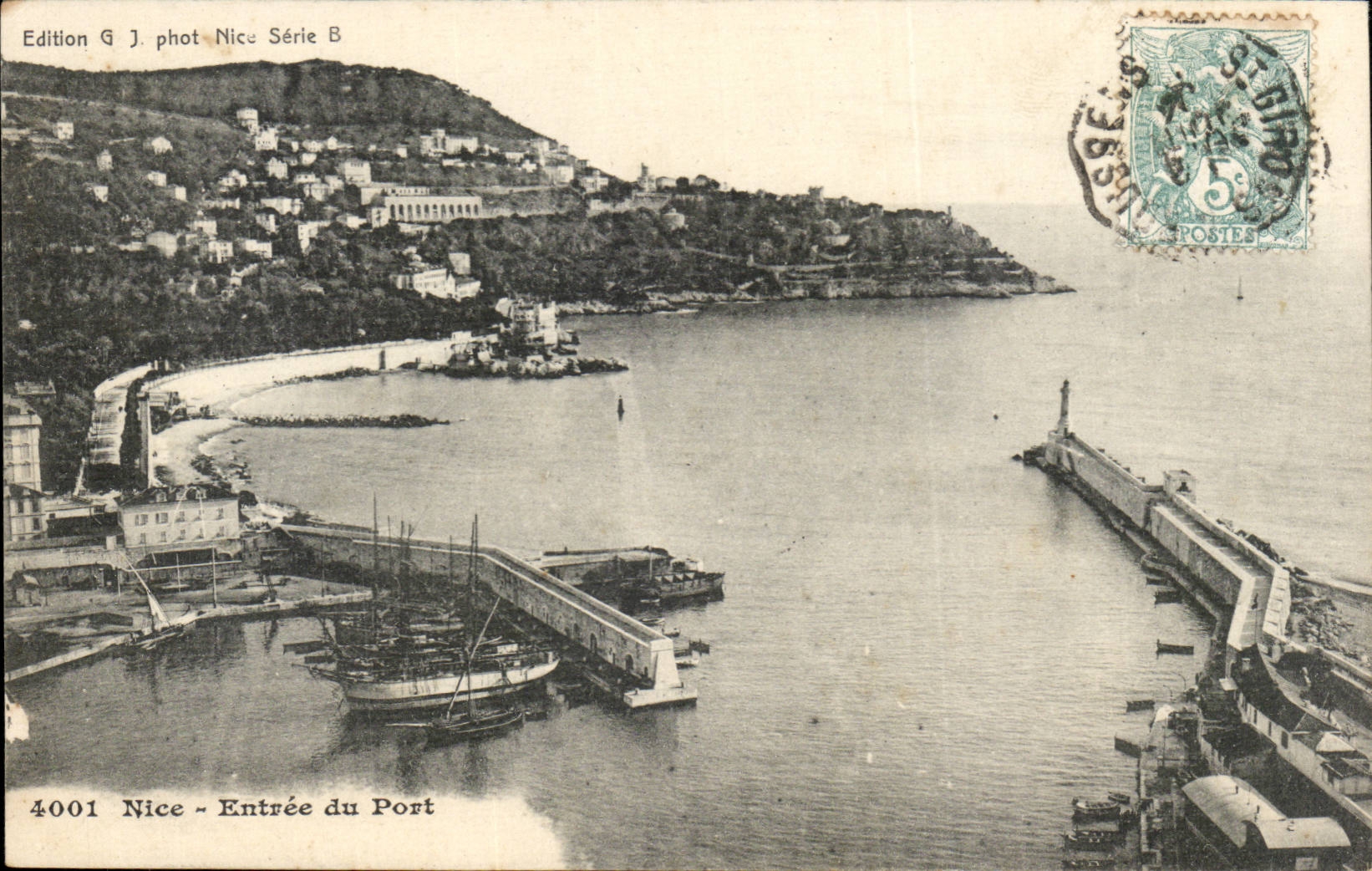 Nettes CPA Hereinkommen des Hafens