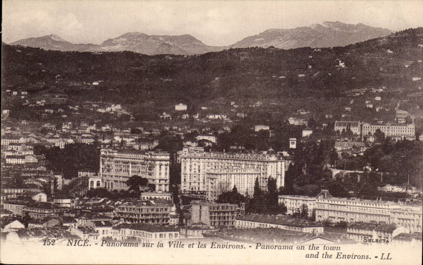 Nettes CPA Panorama auf der Stadt und den Umlagerungen
