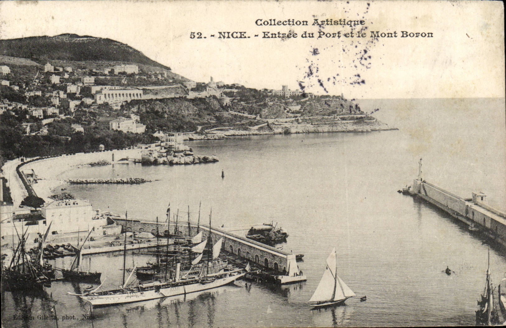 Netter CPA Eingang der Boreinfassung und des Einfassungsbors