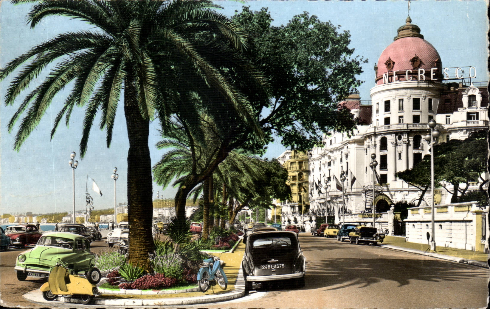 Nettes CPA der Weg von Englisch und von Negresco