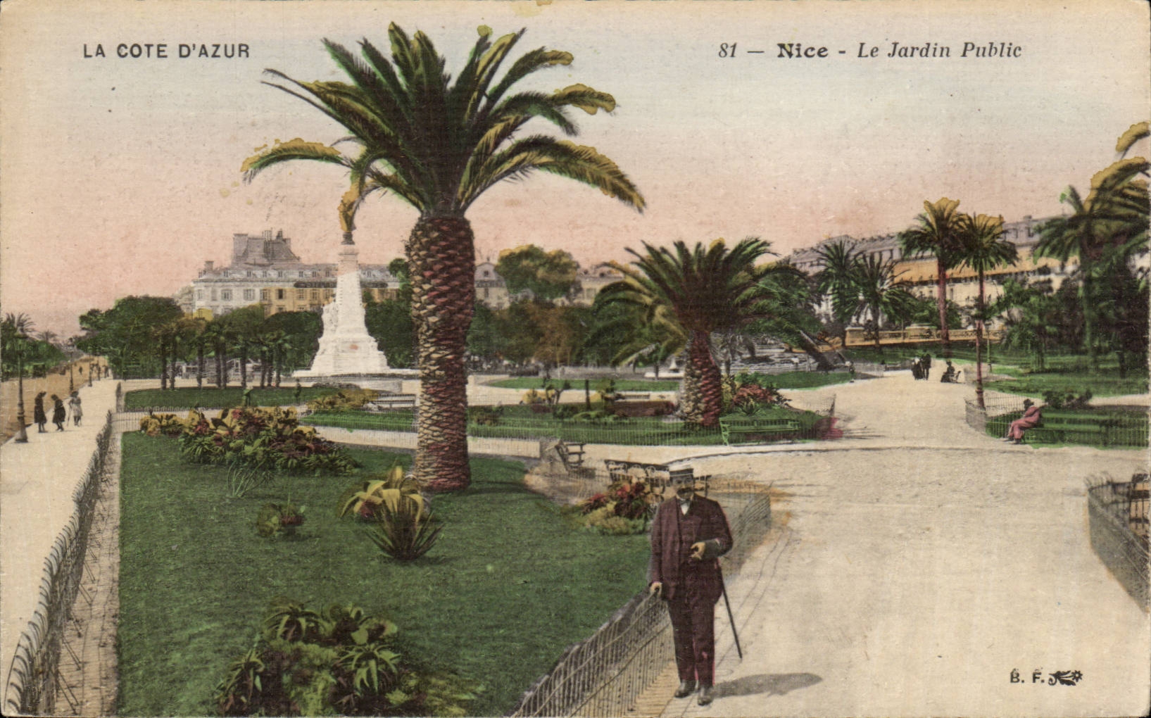 Nettes CPA der allgemeine Garten