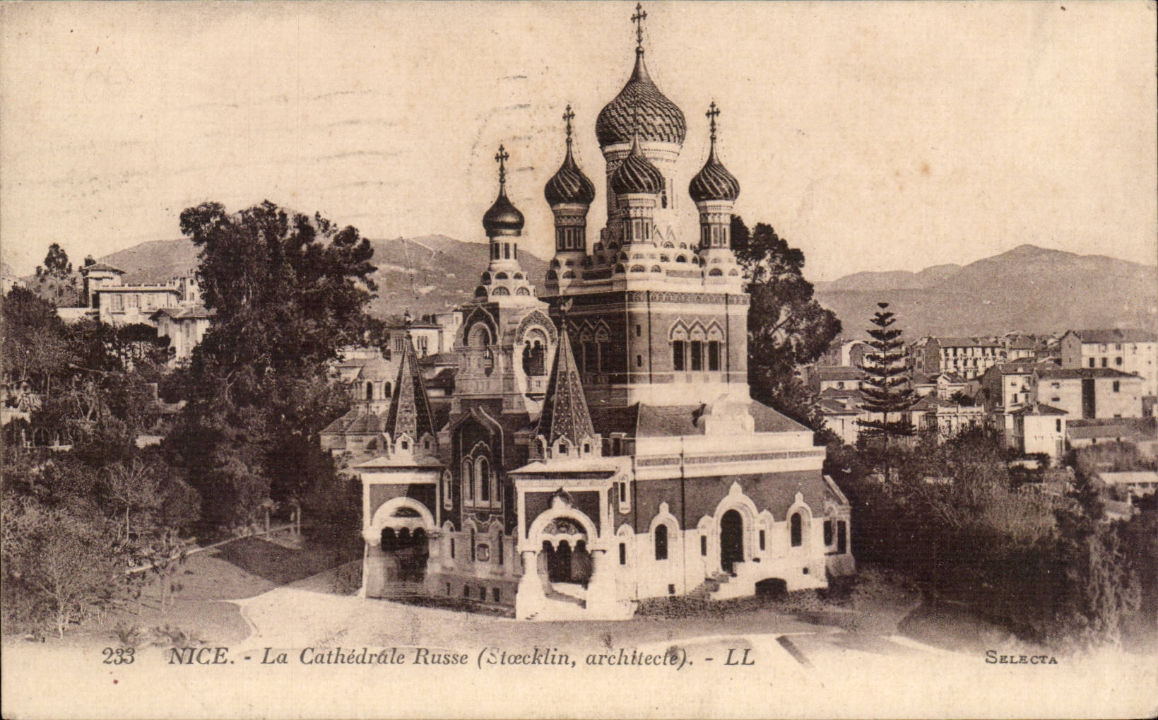 Nettes CPA die russische Kathedrale (Stoecklin) (Russain Kirche)