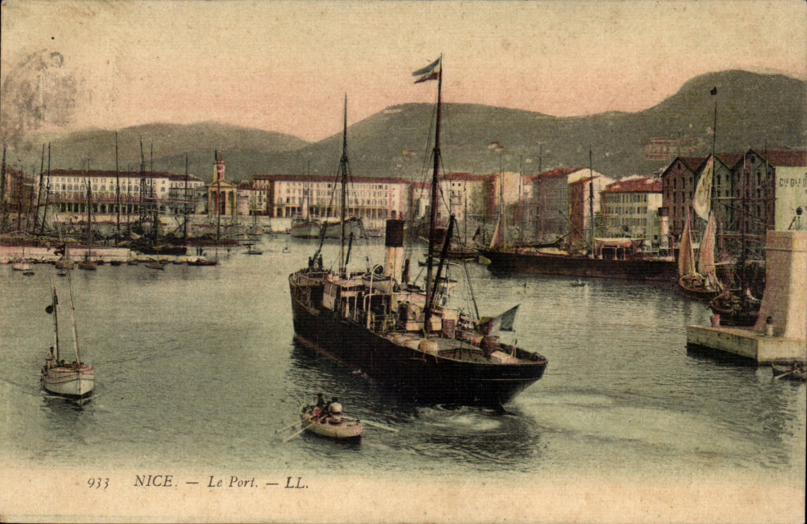 Nettes CPA das Port (Boot)