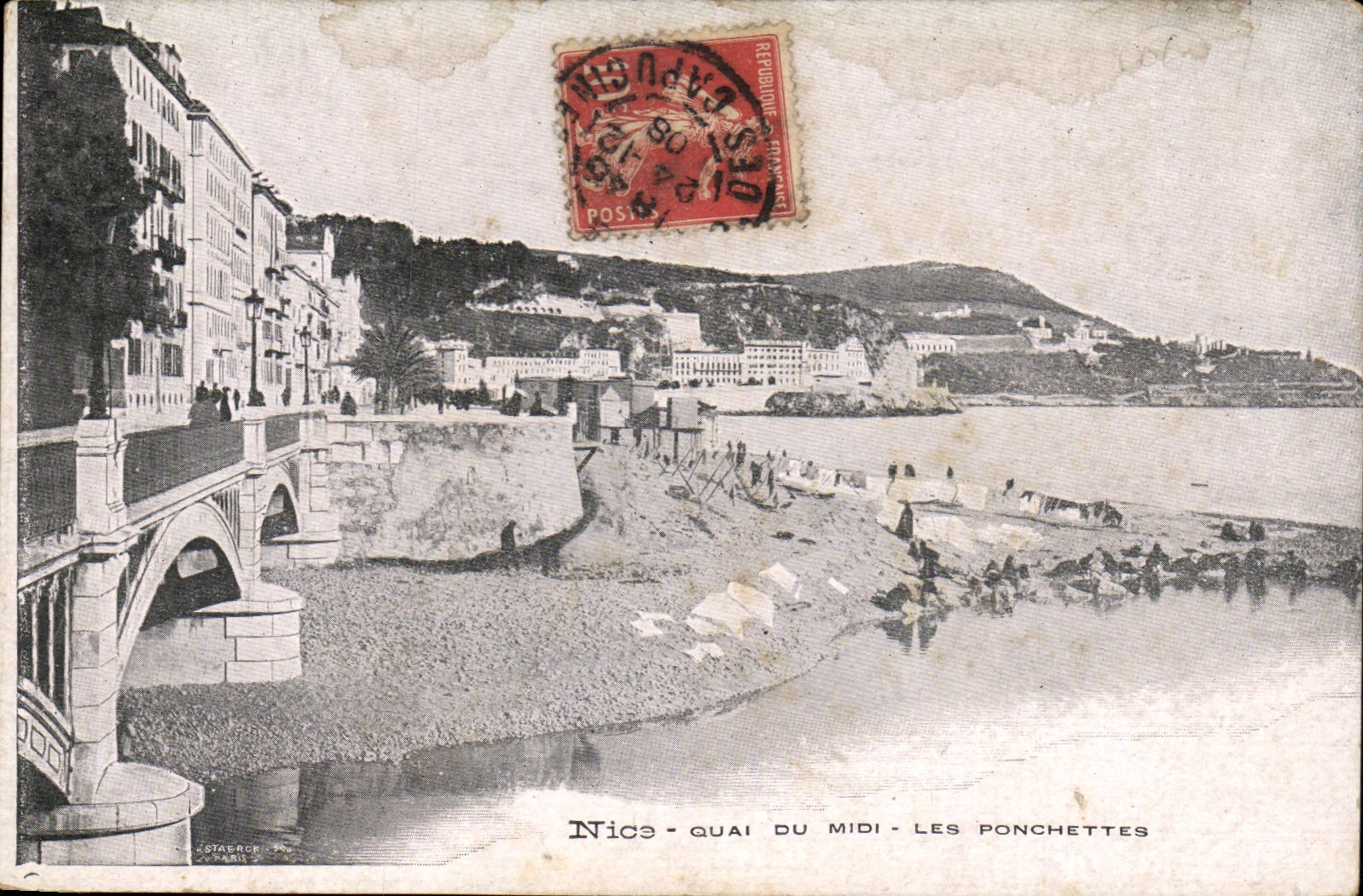 Nettes CPA Quay des SudPonchettes