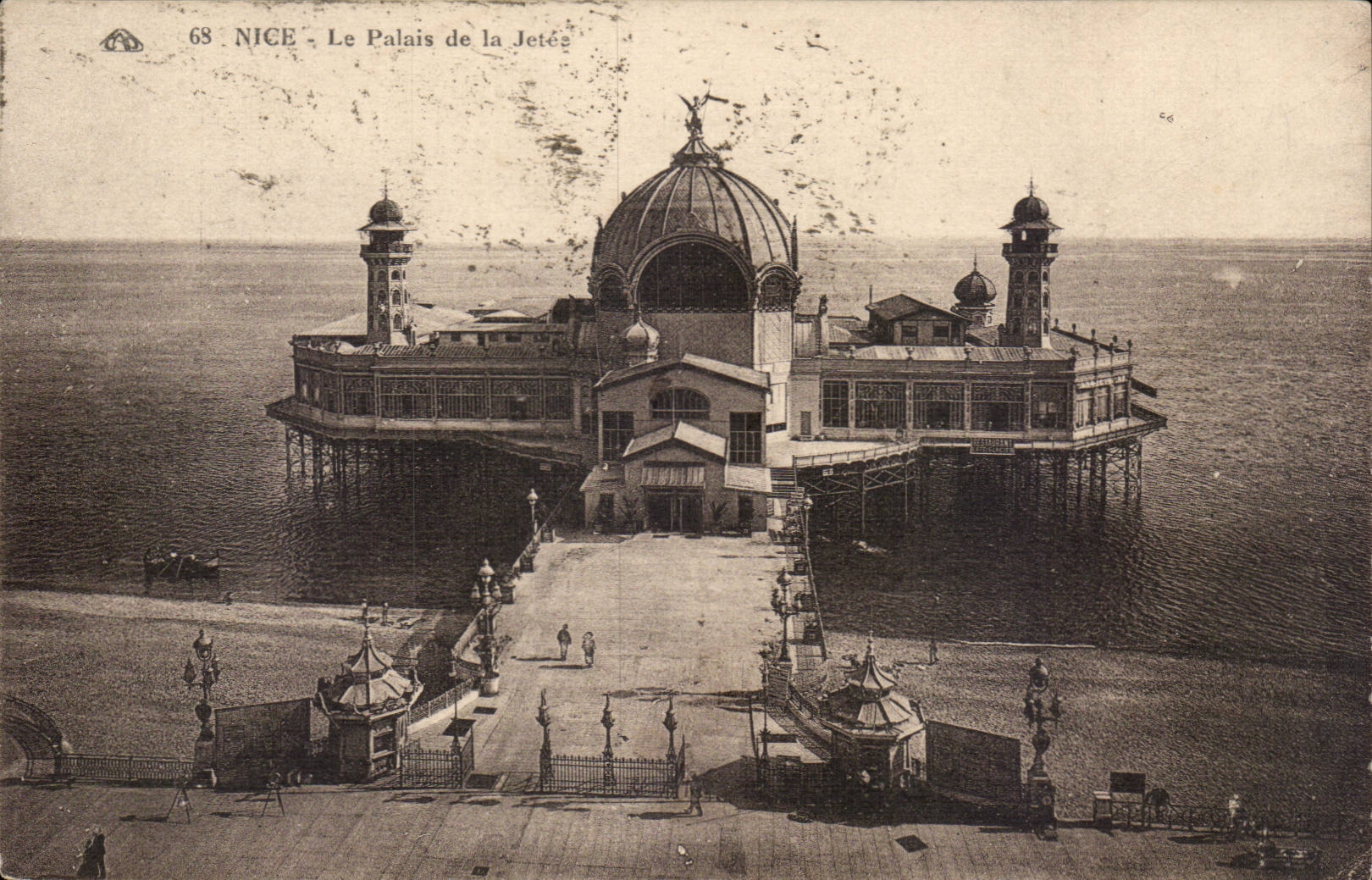 Nettes CPA der Gaumen des Piers