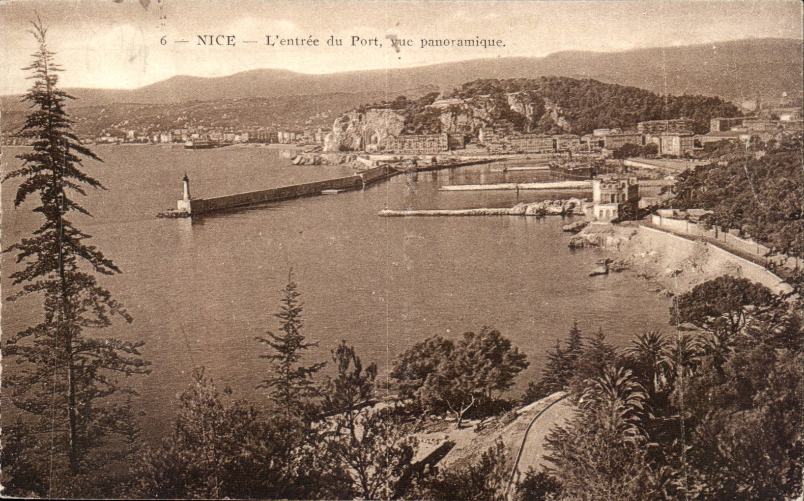 Nettes CPA Hereinkommen vom Hafen gesehenen panoramischen