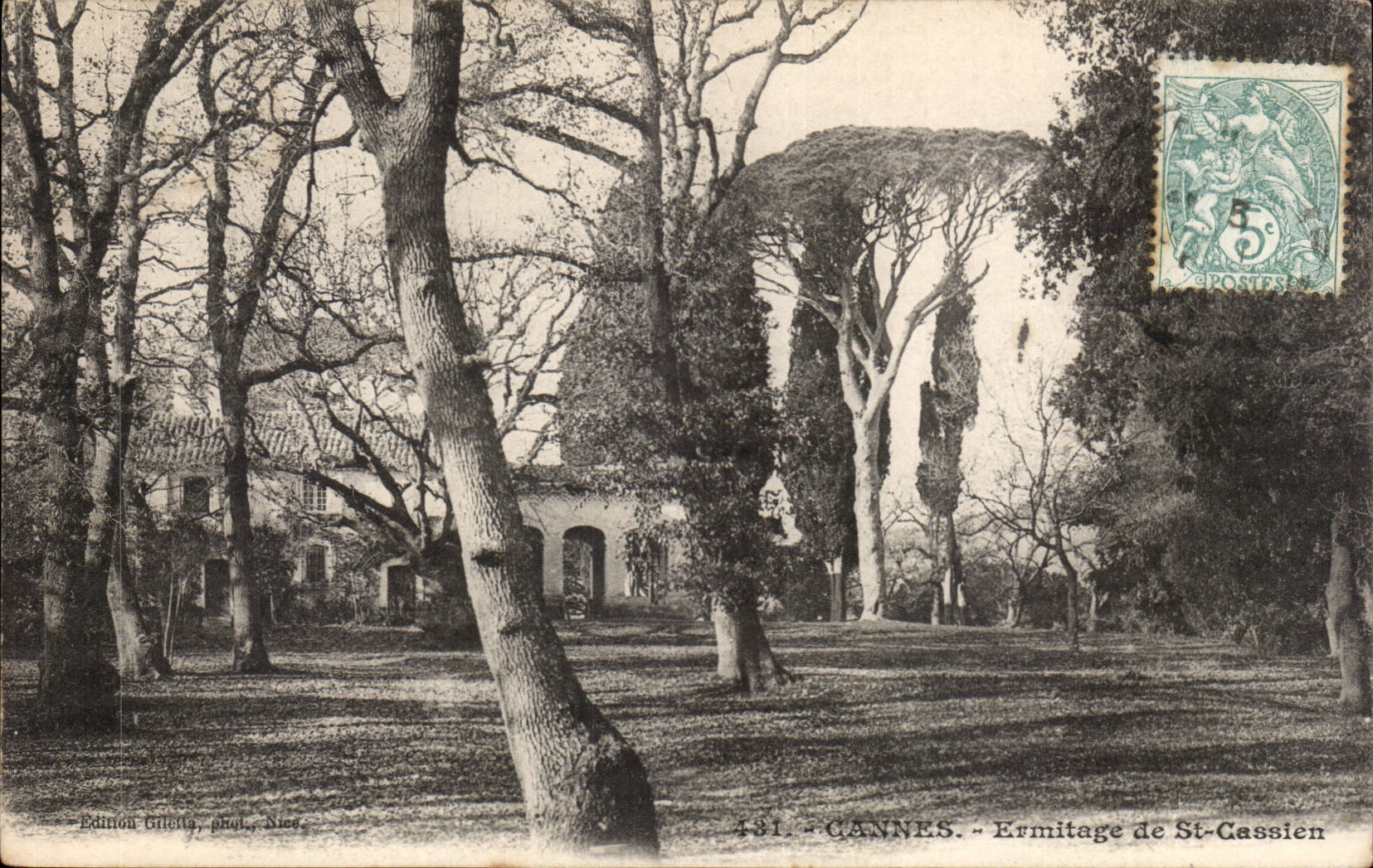 Cannes CPA Hermitage of St Cassien