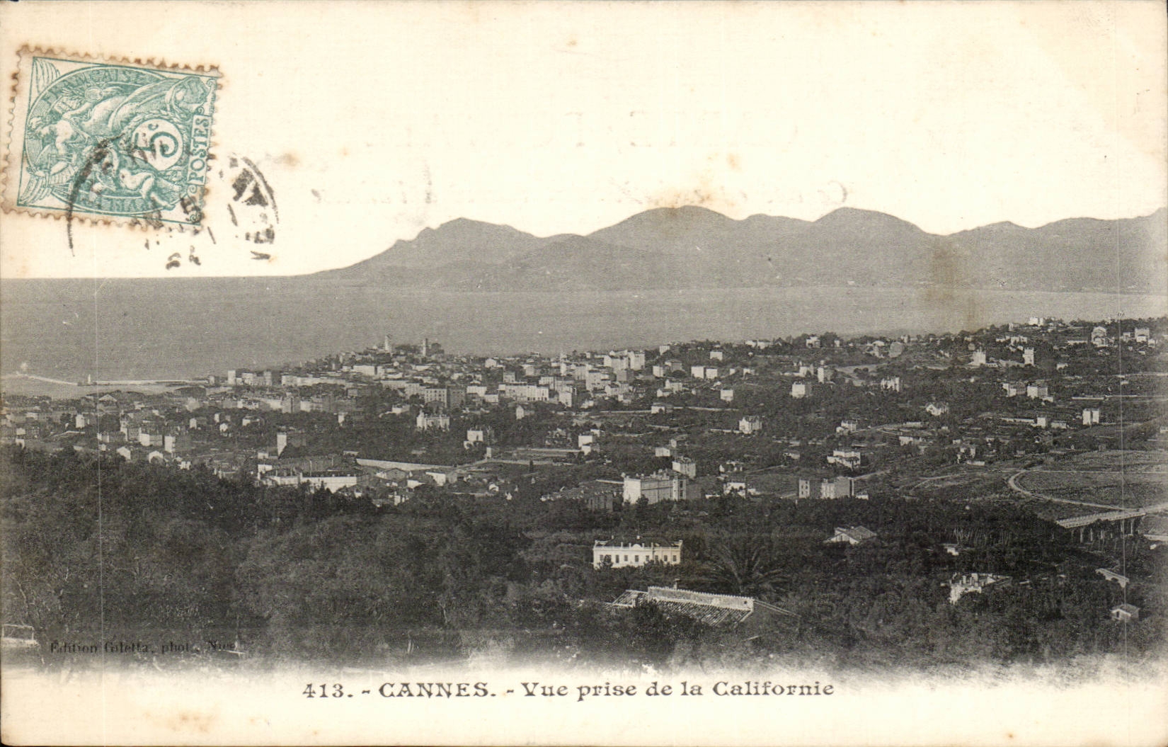 Cannes CPA Seen from of California