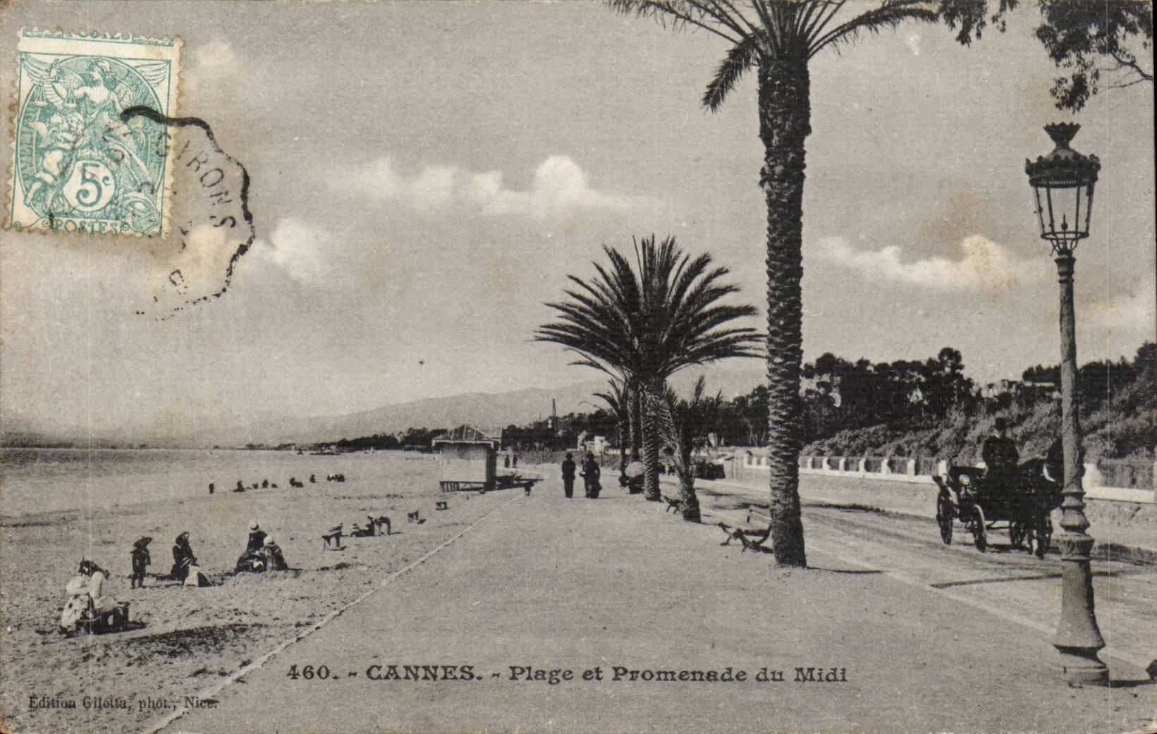 Cannes CPA beach and walk of the South