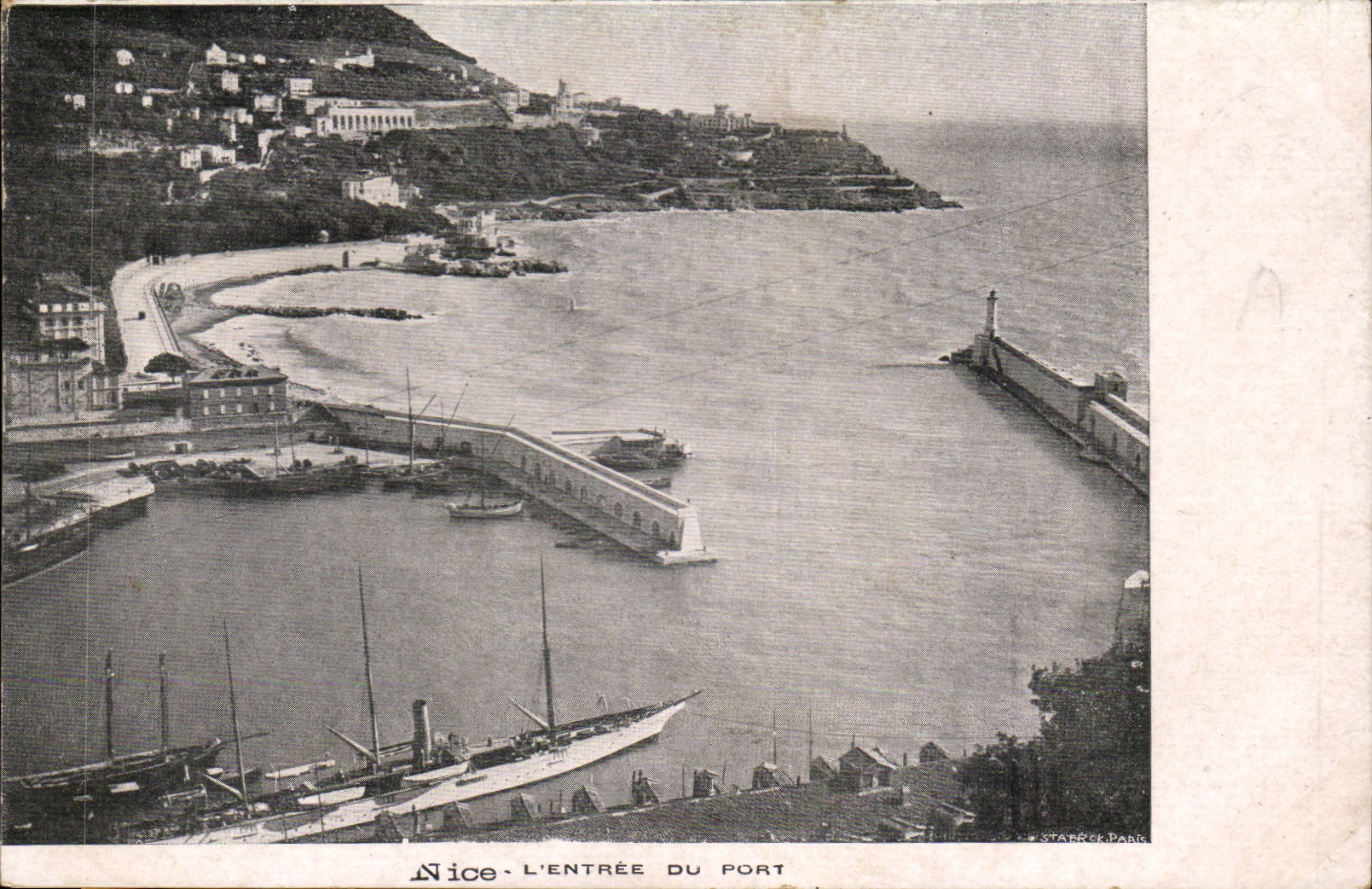 Nettes CPA Hereinkommen des Hafens