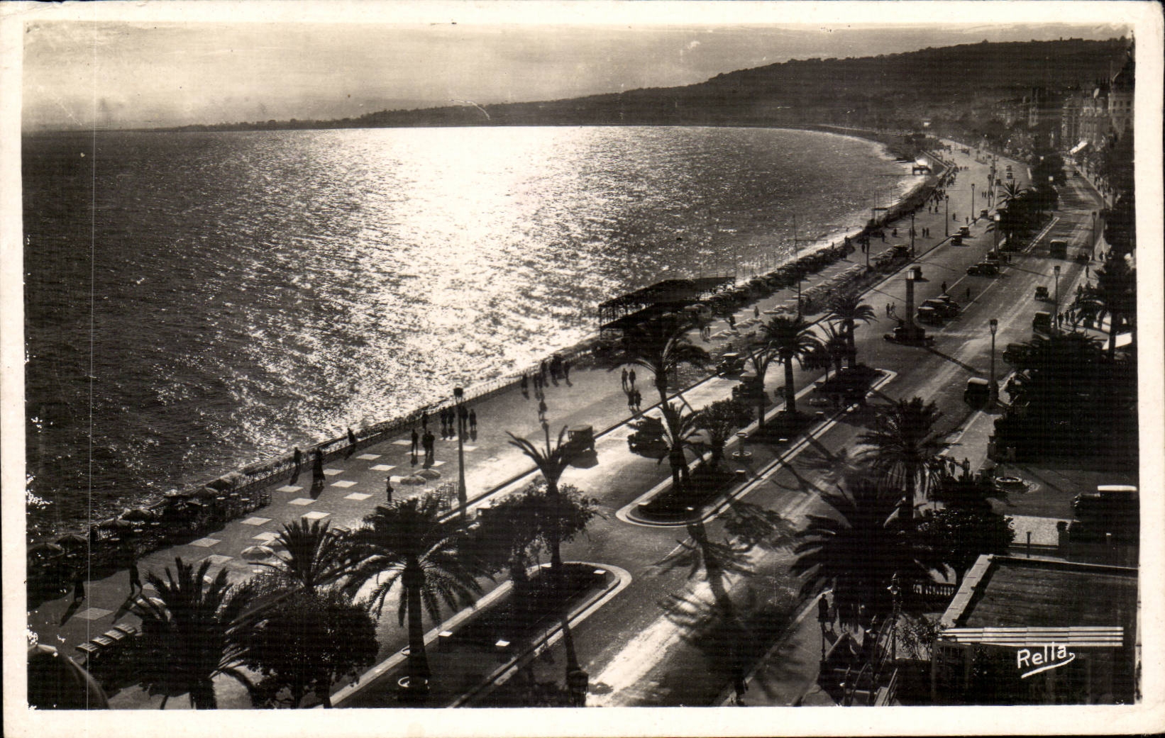 Netter CPA Sonnenuntergang auf dem Weg von Englisch