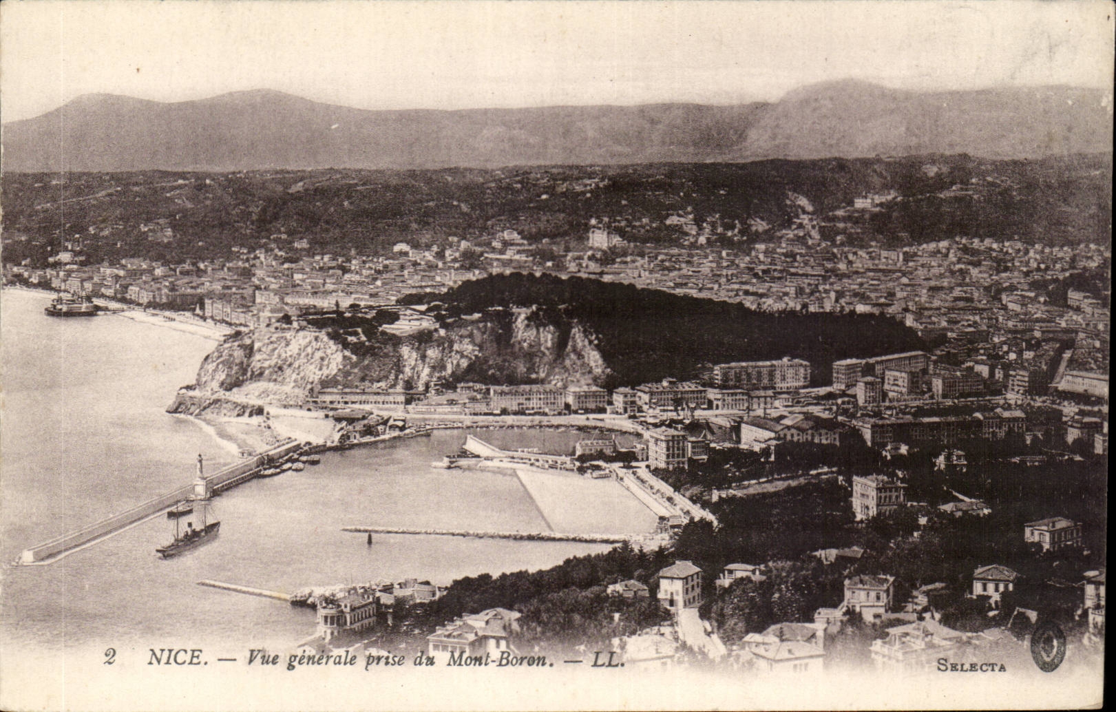 Nette CPA Ansicht der Bor-Einfassung