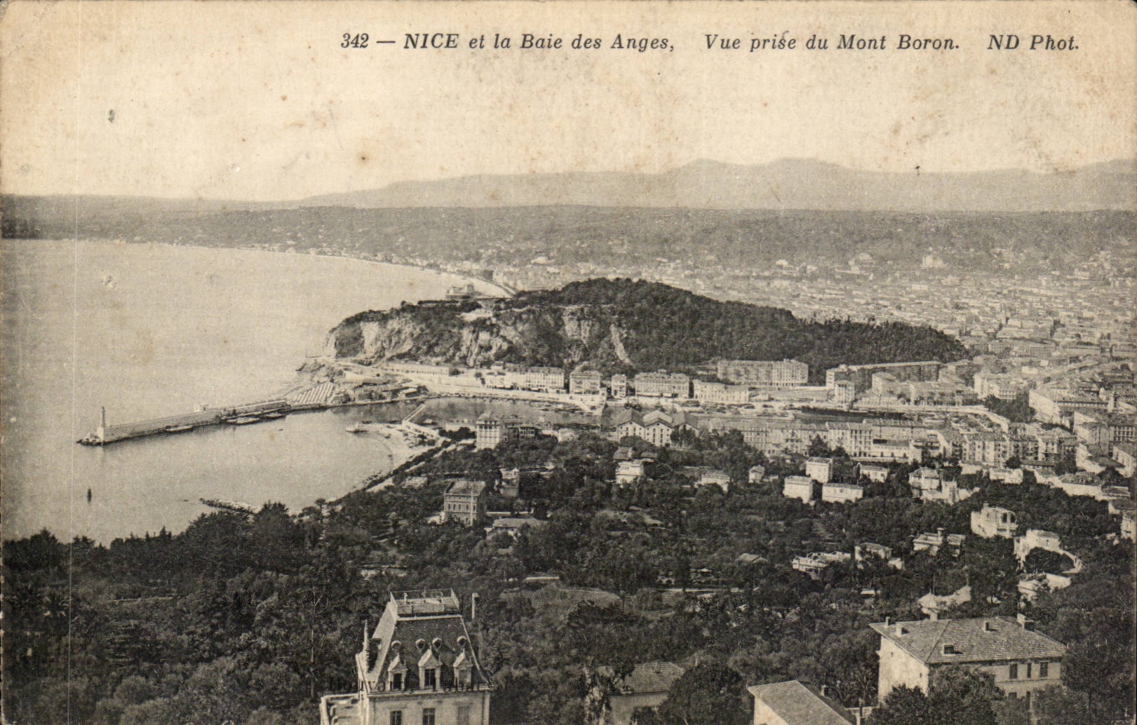 Nettes CPA gesehen von der Bor-Einfassung