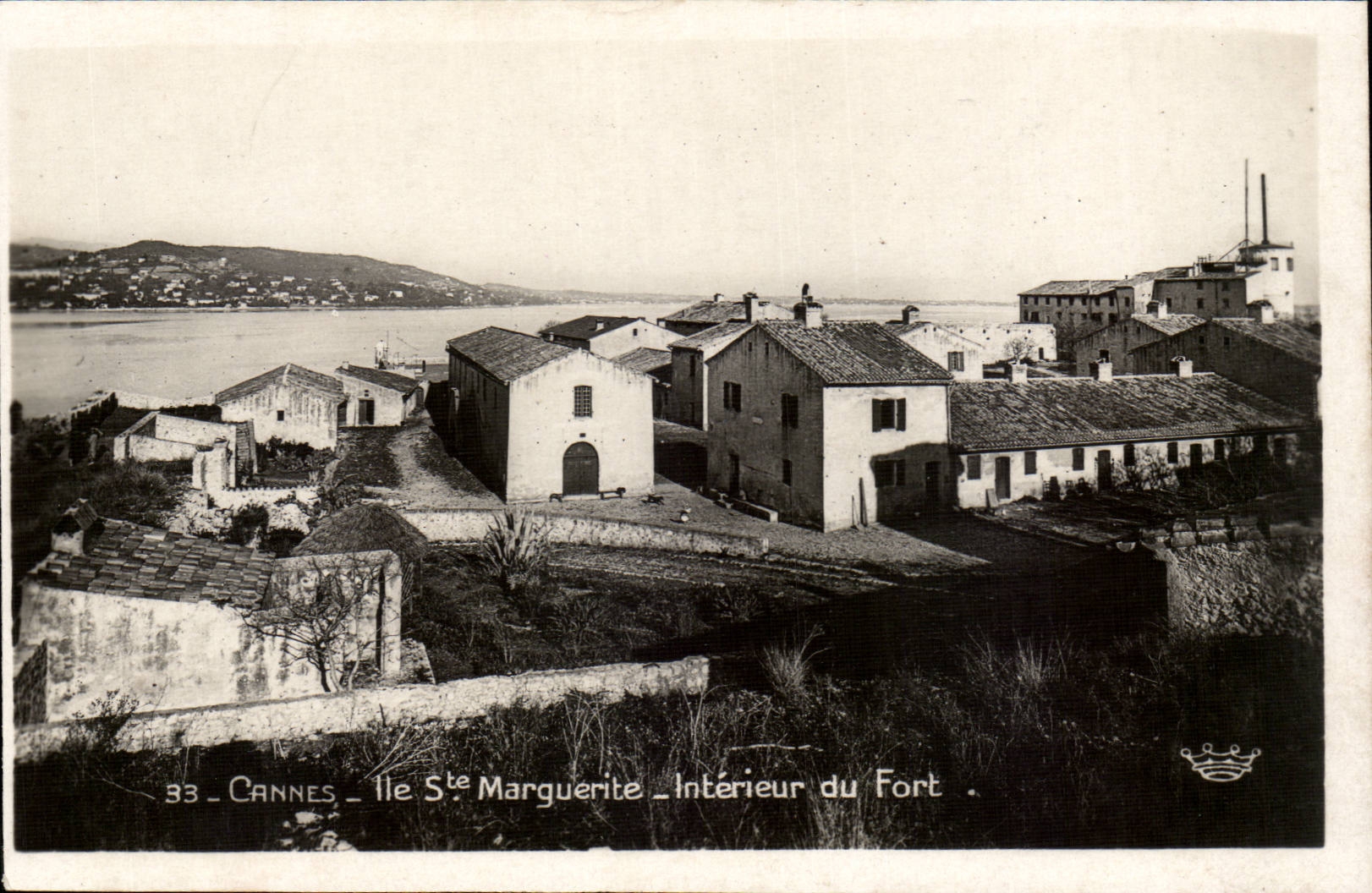 Cannes CPA Island St Interior Honorat of the fort