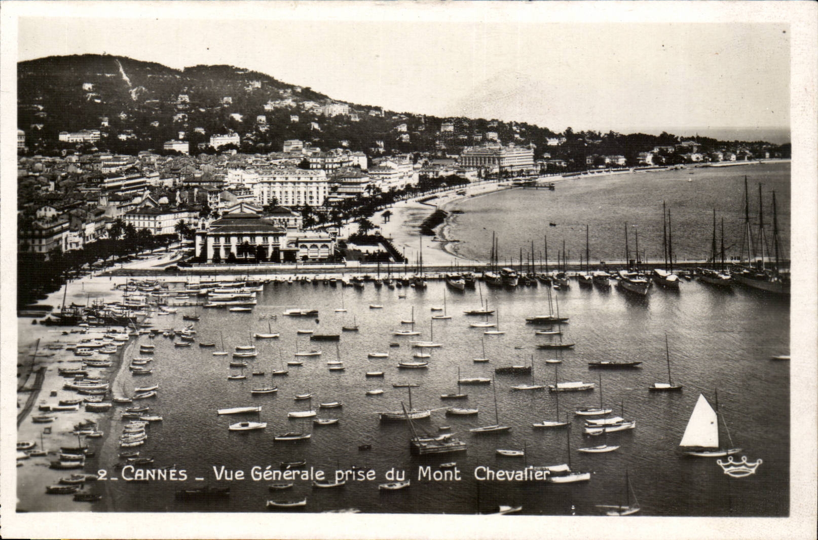 Cannes CPA View taken of the Mount Knight