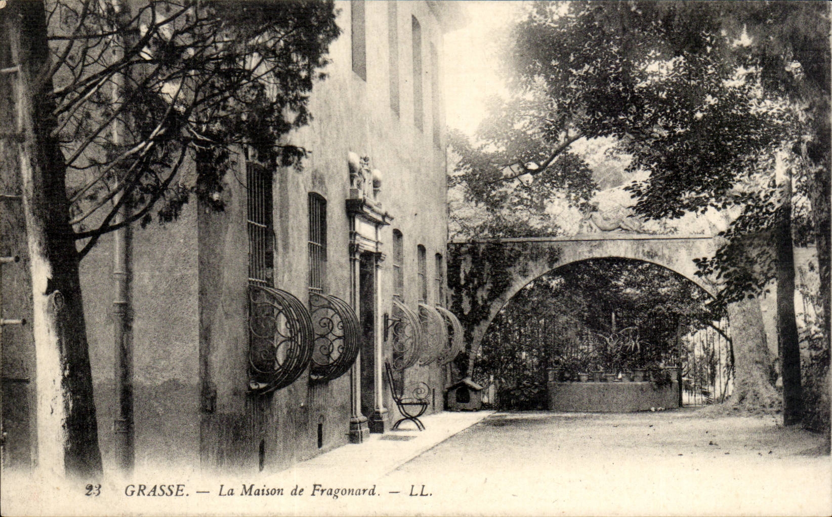 Fetthaltiges CPA das Haus von Fragonard