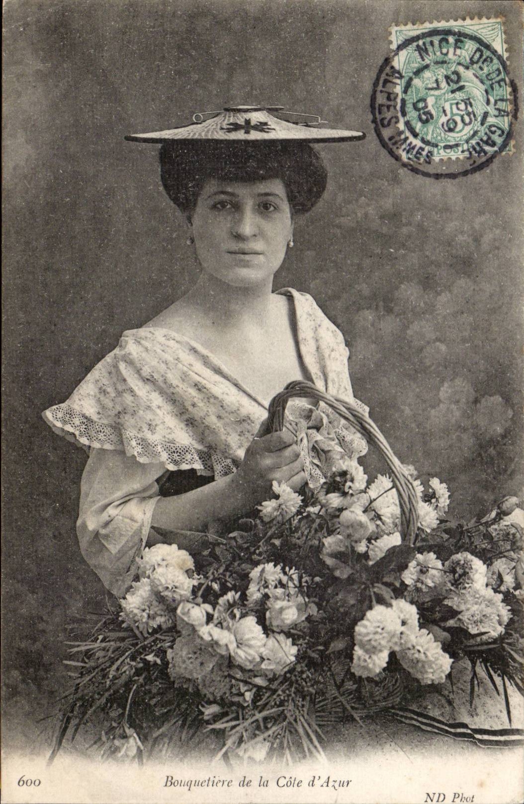 CPA Bouquetiere of the Dimension of azure (trade) TOP