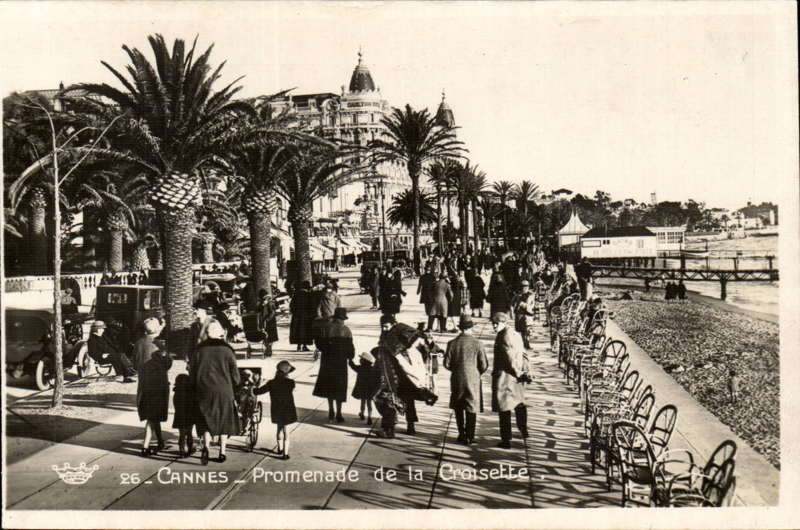 Cannes CPA walk of the small cross
