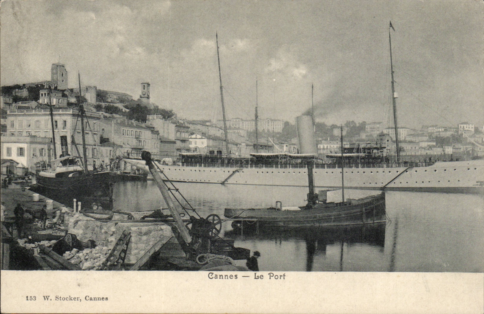 Cannes CPA the port (boat)