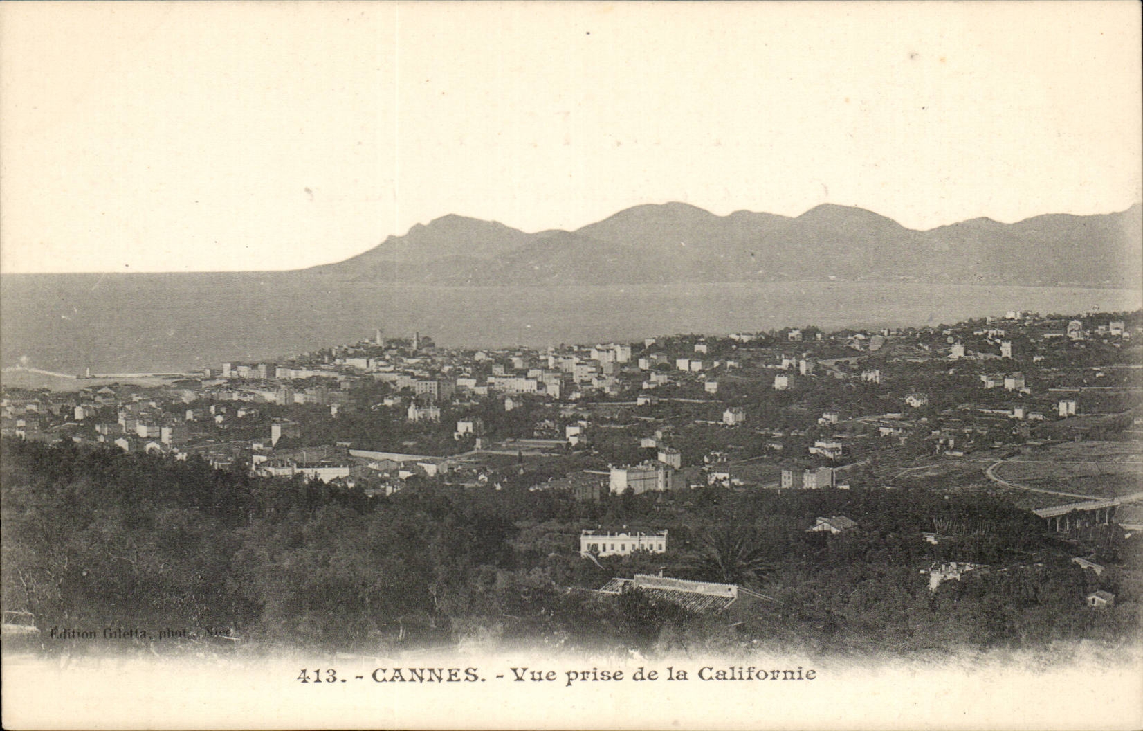 Cannes CPA Seen from of California
