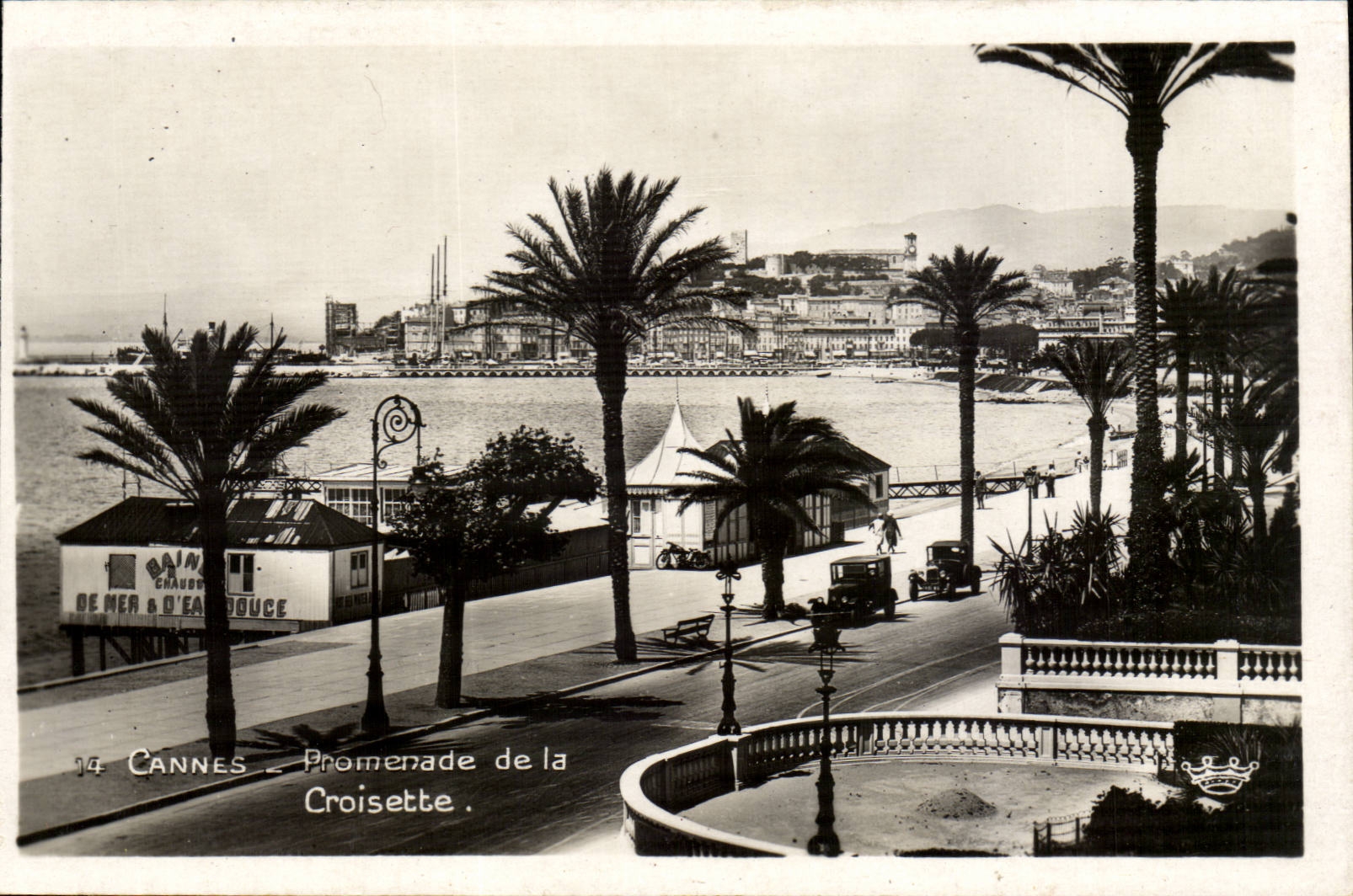 Cannes - Walk of the Small cross - CPA