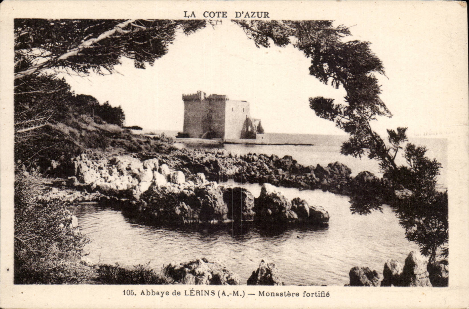 Abtei von Lerins - Kloster verstarkt CPA