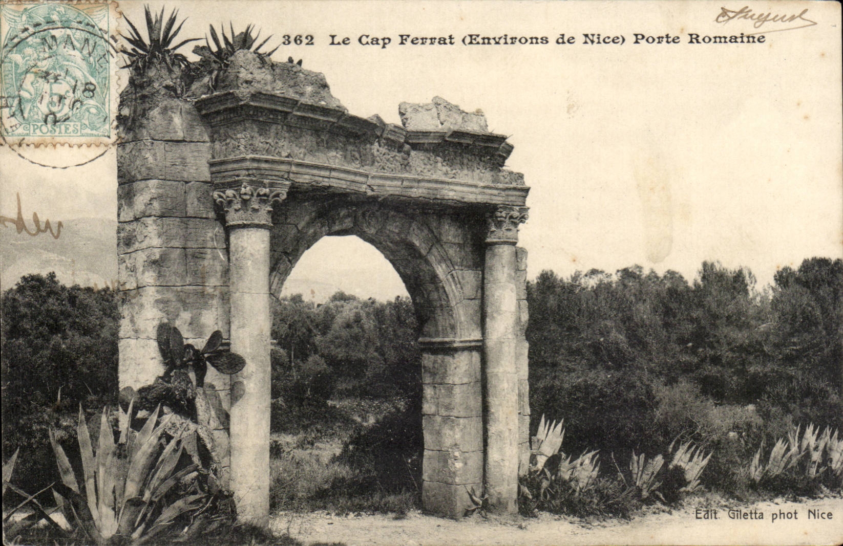 Das Kap Ferrat CPA romische Gatter