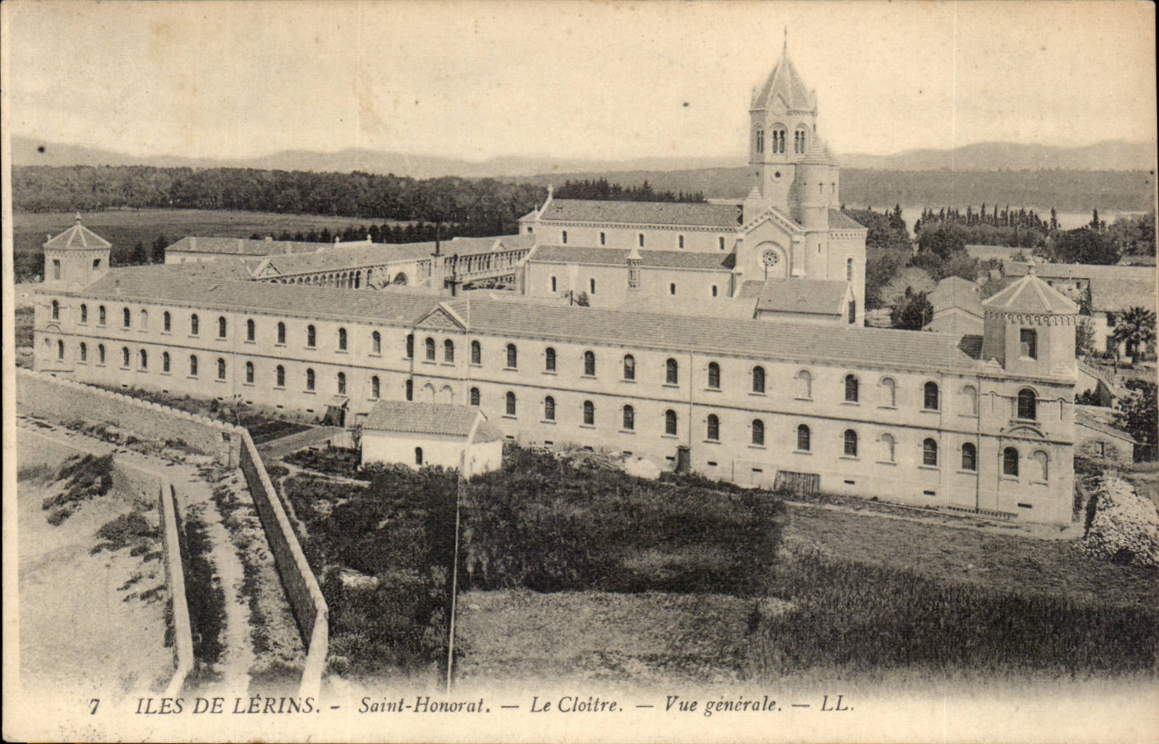 Inseln von lerins CPA Saint Honorat die Kloster Ansicht