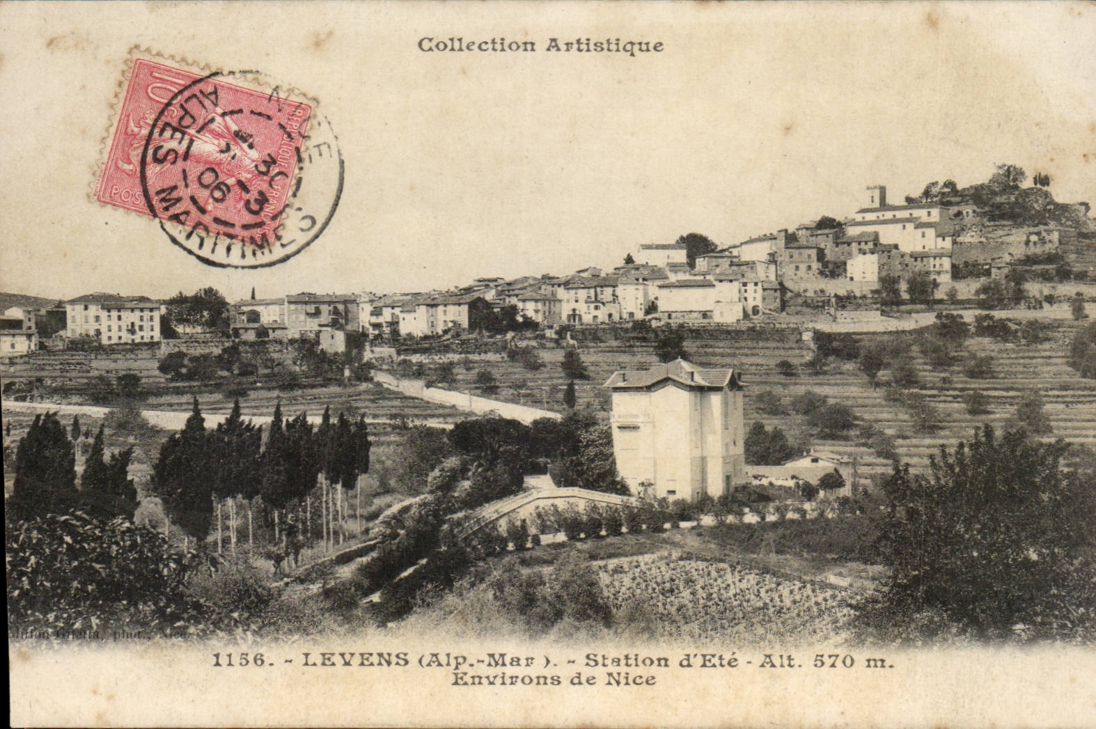 Levens cPA Station der Sommer Umlagerungen von Nizza