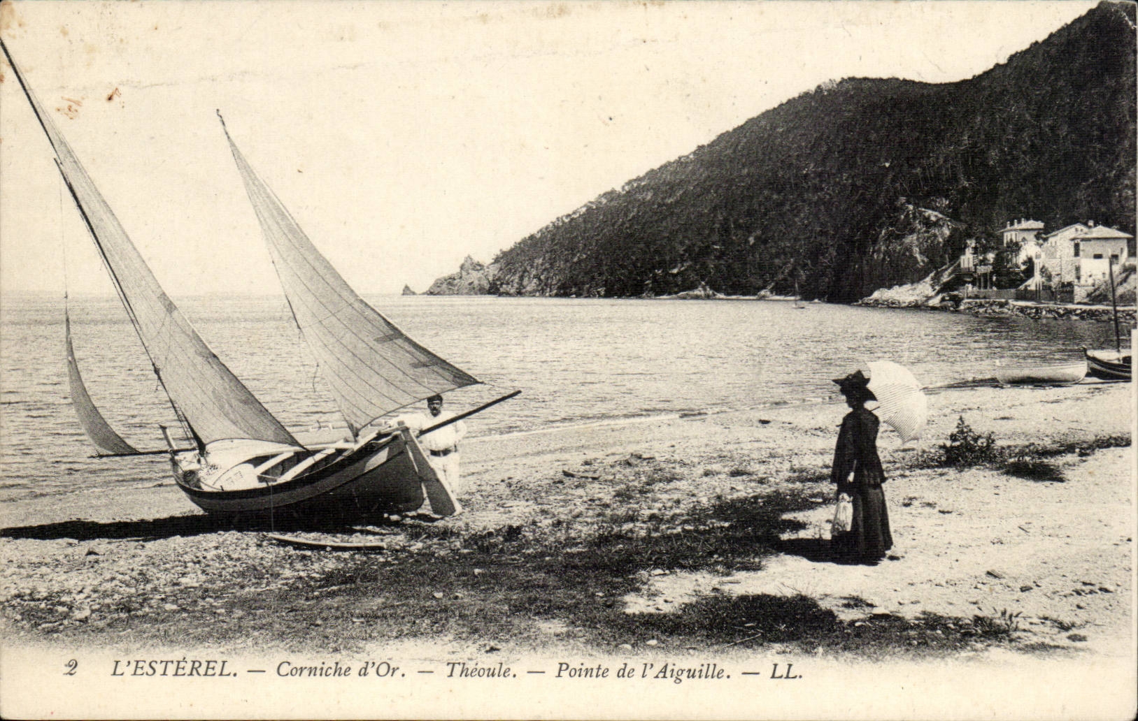 Esterel CPA Corniche des Goldes Theoule zeigt Nadel