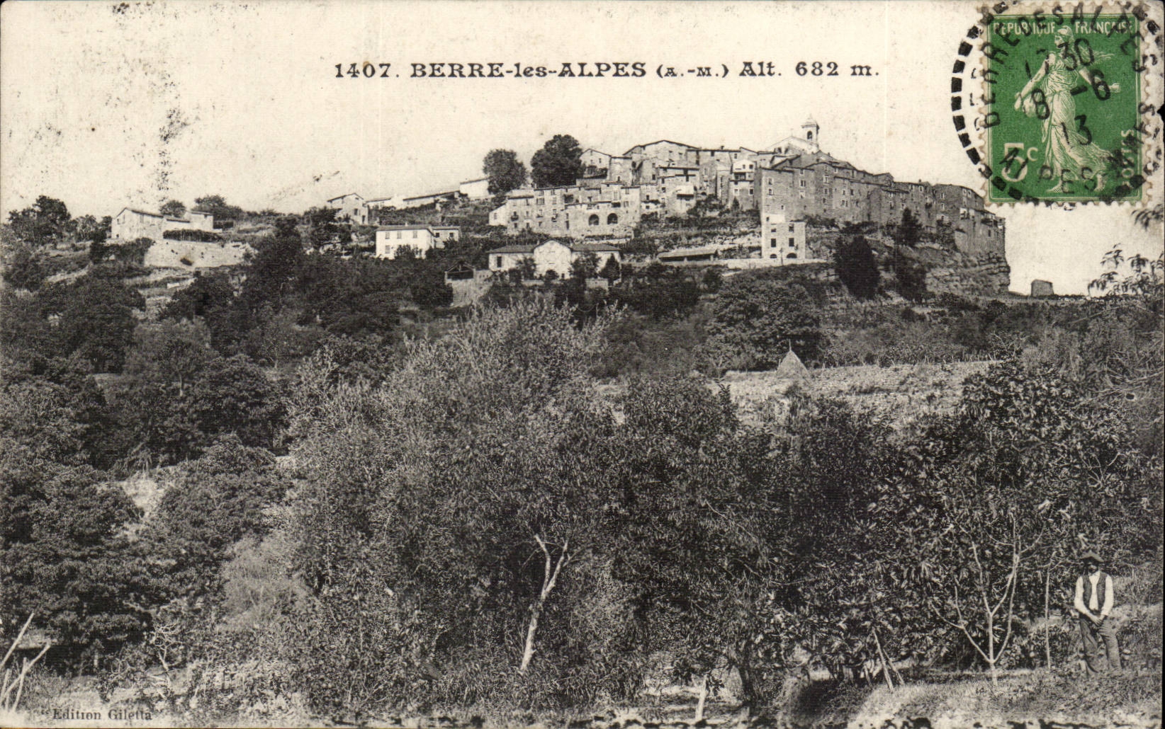 Berre die Alpen - Alt 682 m - CPA