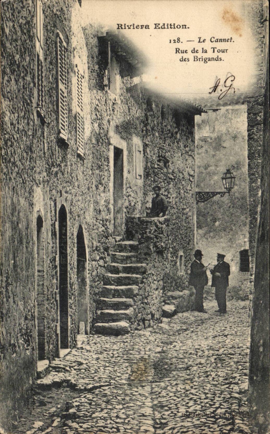Cannet - Street of the Tower of the Brigands - CPA
