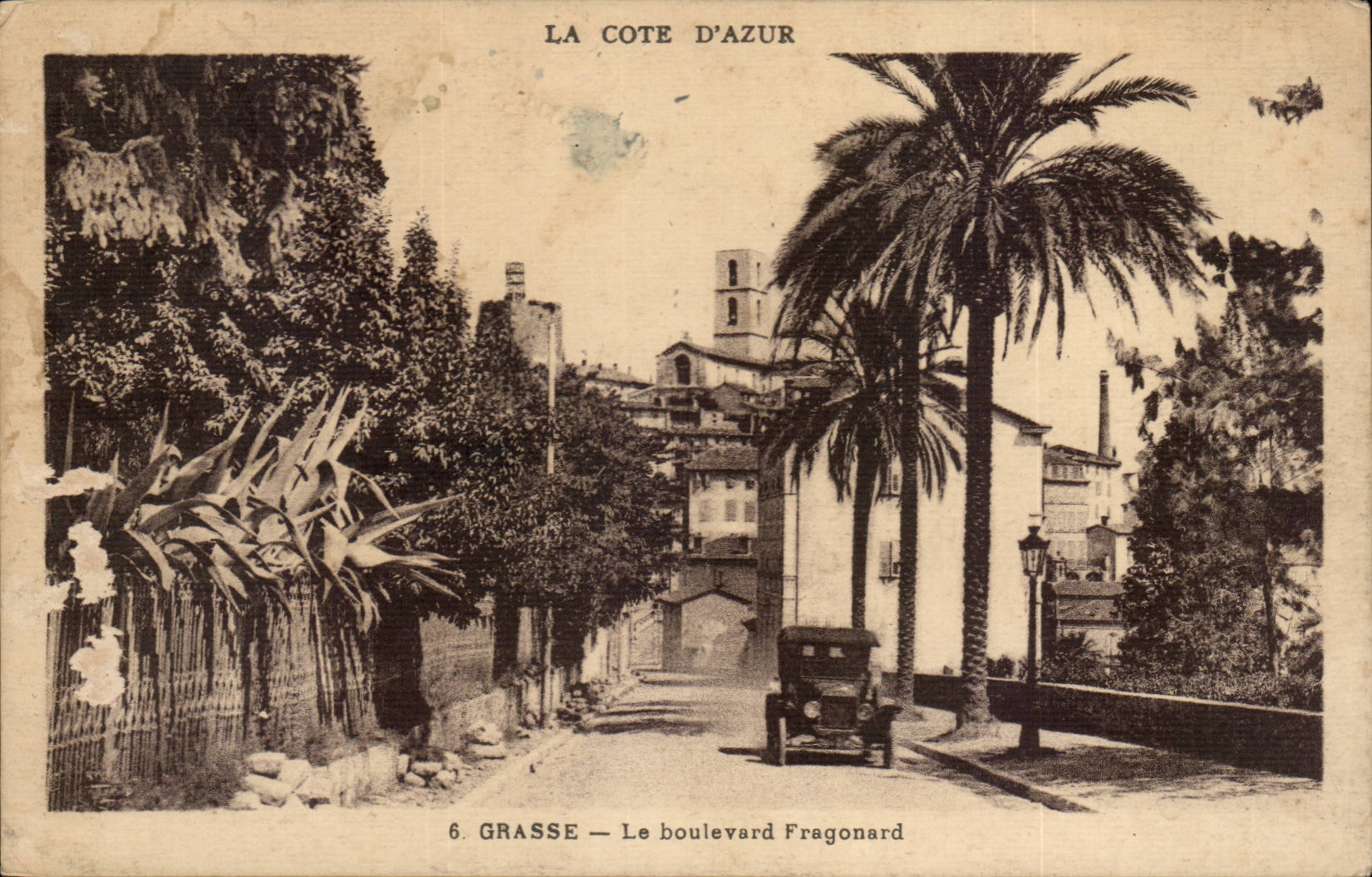 Fetthaltiges CPA die Fragonard Prachtstrasse