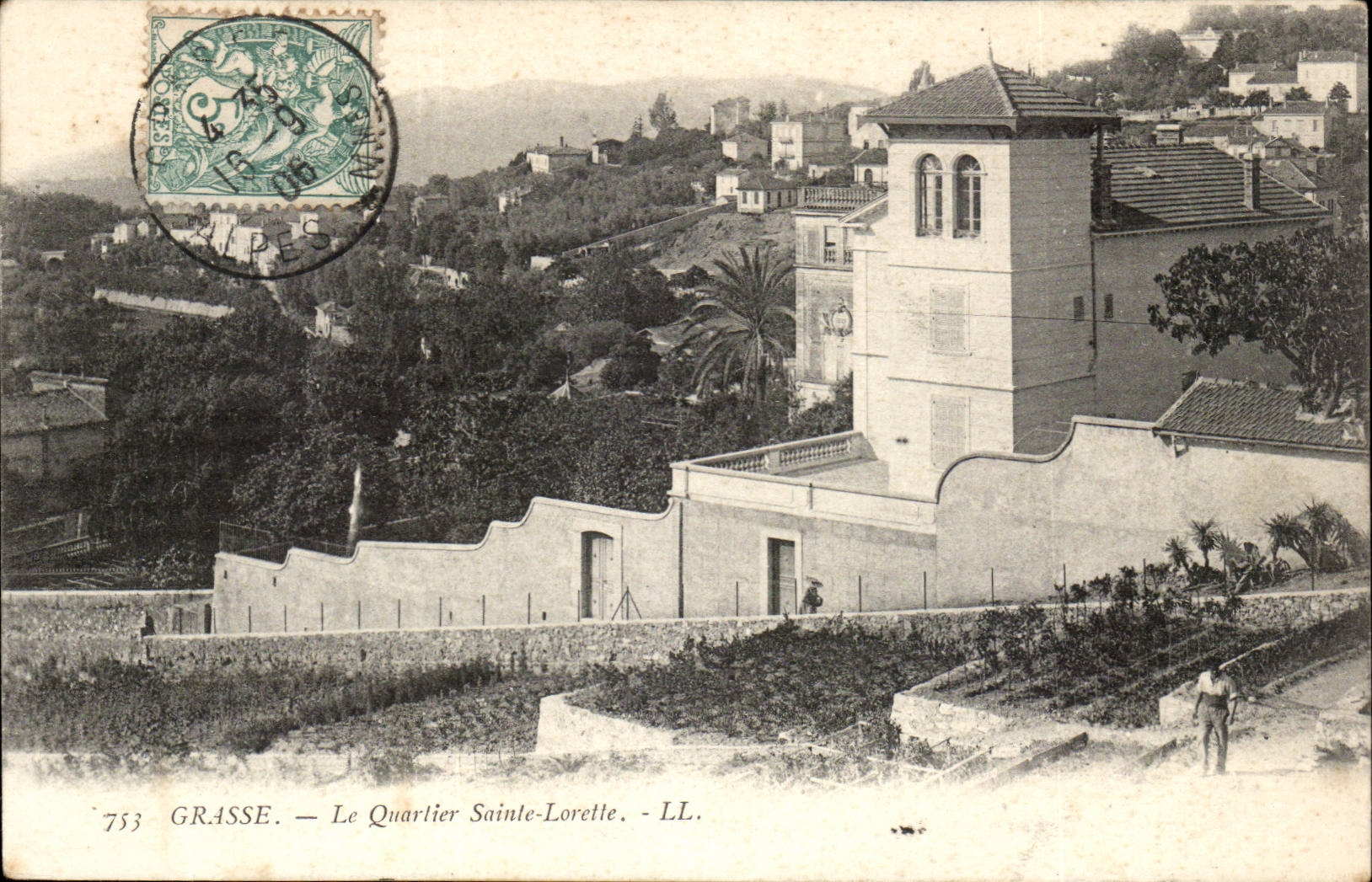 Fetthaltiges CPA das Bezirk Sainte lorette