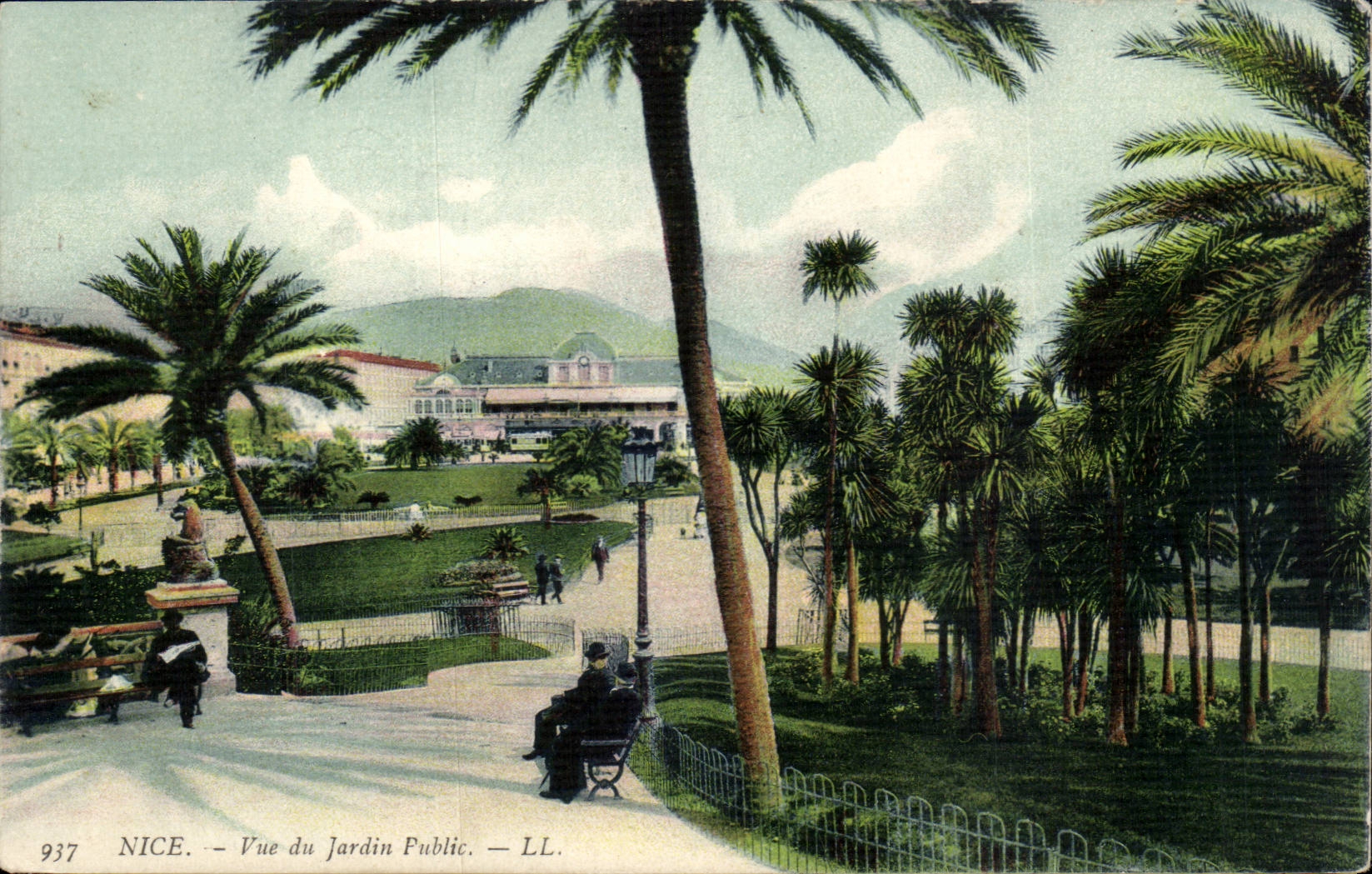 Nettes CPA gesehen vom allgemeinen Garten