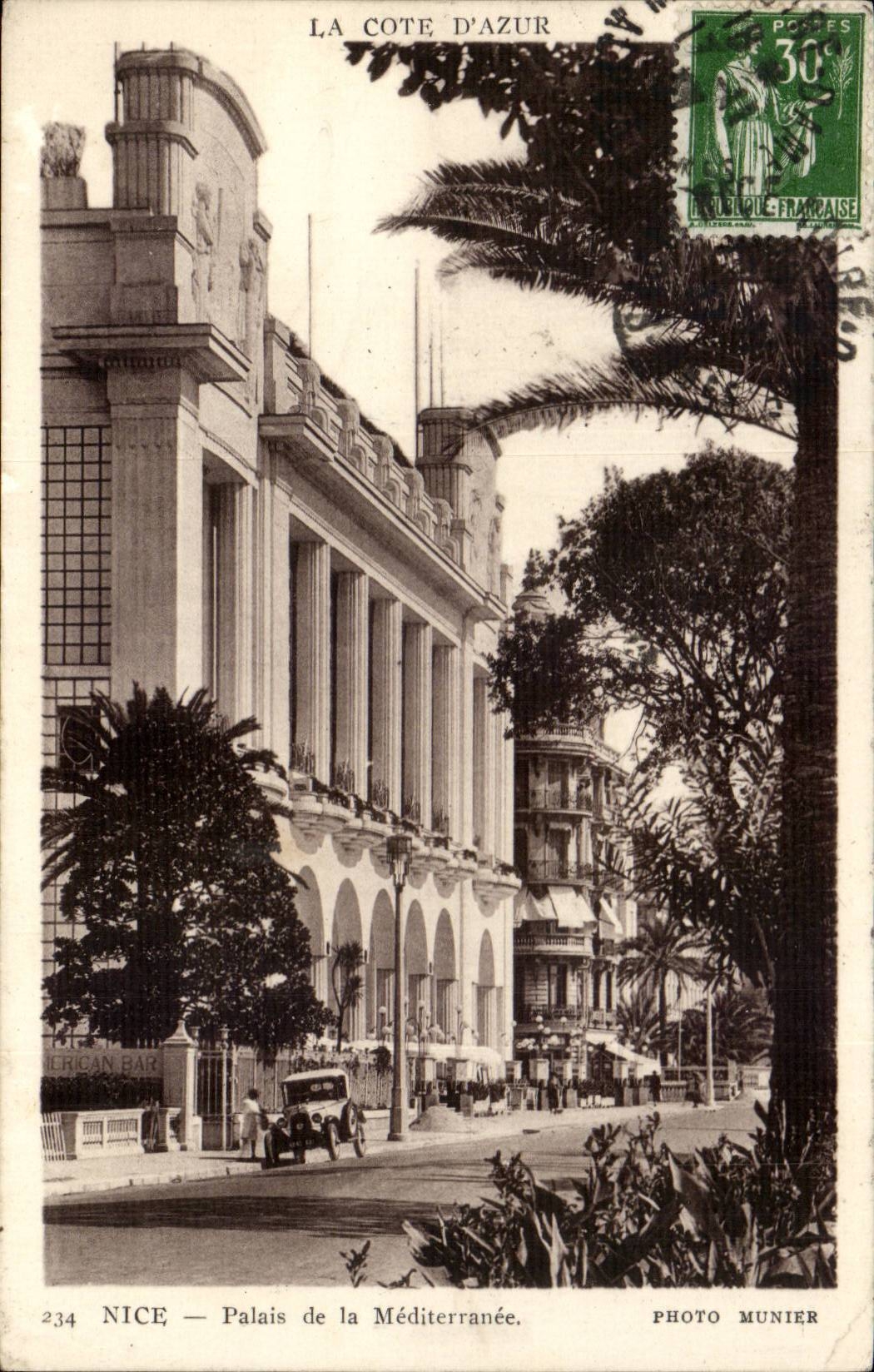 Netter CPA Gaumen vom Mittelmeer