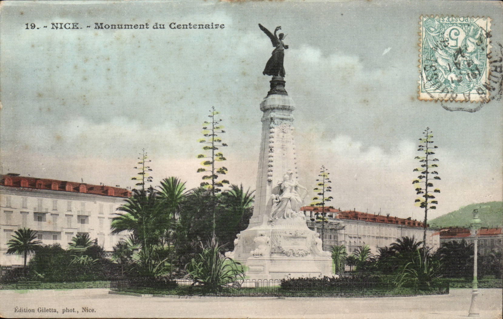 Nettes CPA Denkmal des Jahrhunderts