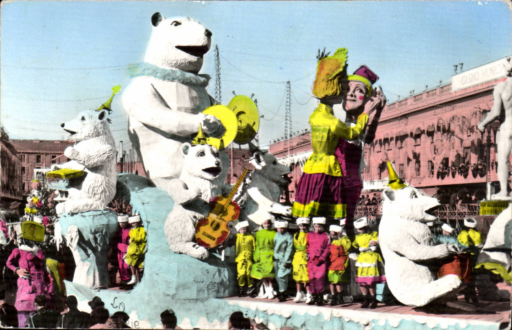 Netter MODERNER KARTE Karneval das fairyhood des Schnees (Barenbar tragt)