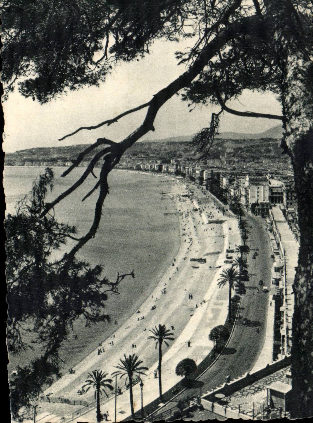 Nettes - Ansicht der Bucht der Engel - CPA