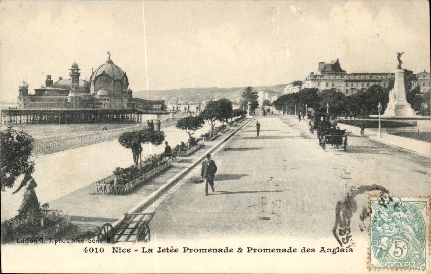 Nettes - der Pier-Weg und Weg Englisch - CPA