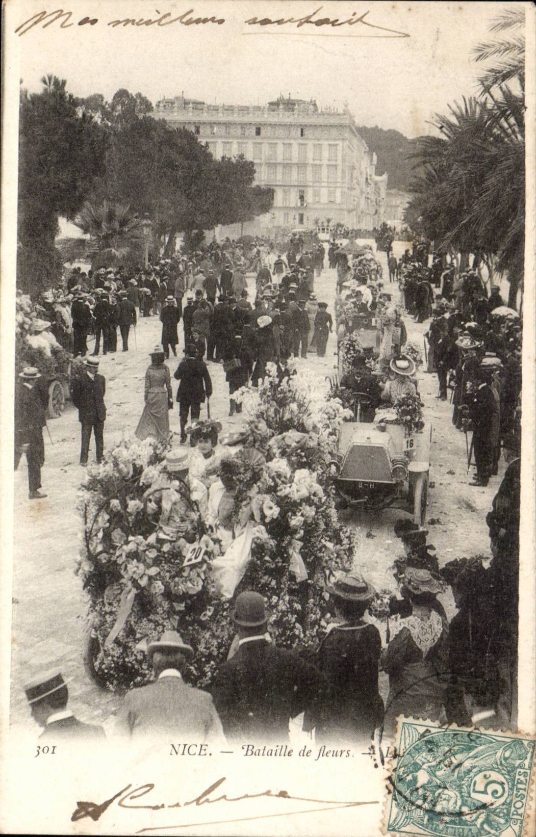 Nette CPA Kampfe der Blumen (atutomobile) TOP