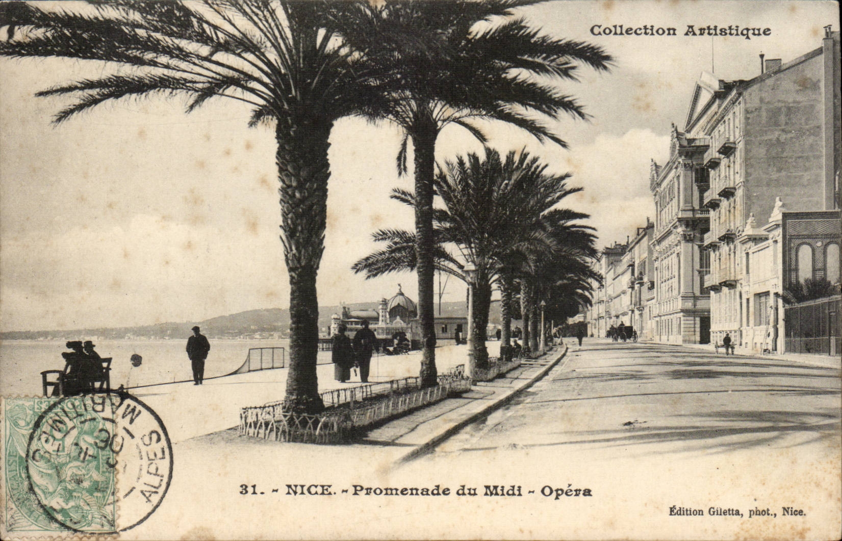 Nette CPA Promenade des Sudens Opera