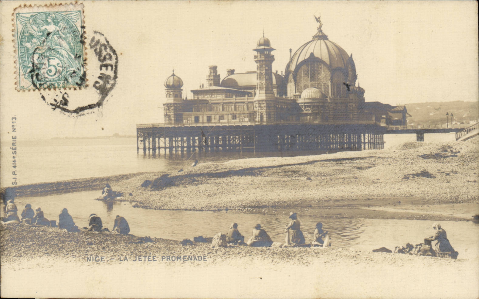 Nettes CPA der Pierweg